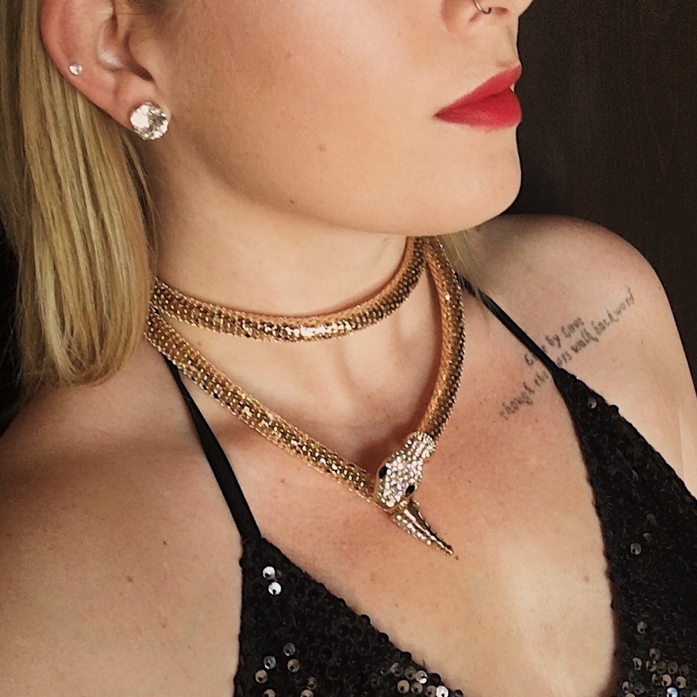 Snake Wrap Necklace